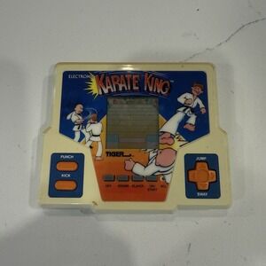 Karate King Tiger Electronics Handheld LCD Game 1987 Vintage Tested Working